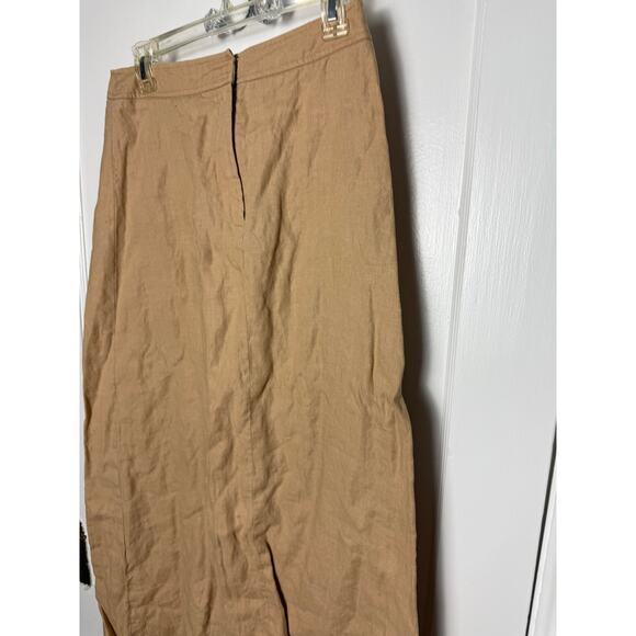 Vintage Y2K Apostrophe Fairy Bohemian Mid-rise Brown Long Maxi Skirt Women's 10 - Picture 3 of 9